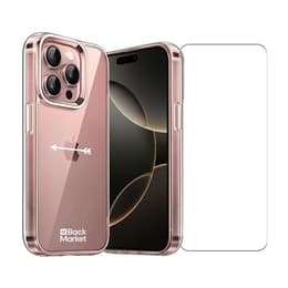 Back Market Skal iPhone 16 Pro och skyddsskärm - 60% Återvunnen plast - Genomskinlig