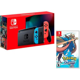 Switch 32GB - Svart - Begränsad upplaga Pokémon Sword + Pokémon Sword
