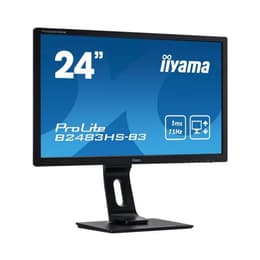 24-tum Iiyama ProLite B2483HS-B3 1920 x 1080 LCD Monitor Svart