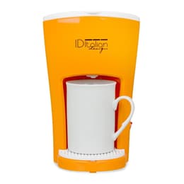 Kaffebryggare Italian Design IDECUCOF01 Funny Pro Coffee Maker 0.15L - Vit/Orange