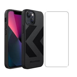 Back Market Skal iPhone 13 mini och skyddsskärm - Återvunnen plast - Svart (Chevron)