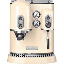 Espressomaskin Papperskapslar (E.S.E.) kompatibla Kitchenaid Artisan 5KES2102 2L - Beige