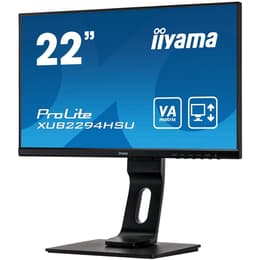 22-tum Iiyama ProLite XUB2294HSU-B1 1920 x 1080 LCD Monitor Svart