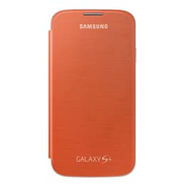 Skal Galaxy S4 - Läder - Apelsin