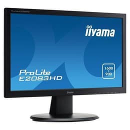 19,5-tum Iiyama E2083HD-B1 1600 x 900 LCD Monitor Svart