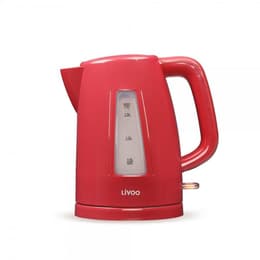 Livoo DOD184RC Röd 1,7000L - Vattenkokare
