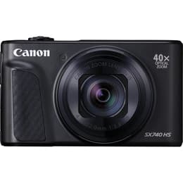 Kompakt PowerShot SX740 HS - Svart + Canon Zoom Lens 40X IS 24–960mm f/3.3-6.9 f/3.3-6.9
