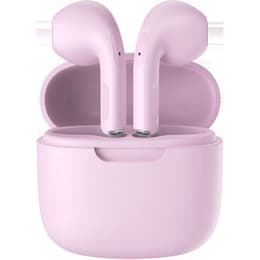 Bigben Connected Ecouteurs ColorBuds True Wireless Bouton Google Assistant & Siri Rose Bigben Earbud Bluetooth Hörlurar - Rosa