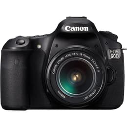 Reflex EOS 60D - Svart + Canon Zoom Lens EF-S IS II f/3.5-5.6