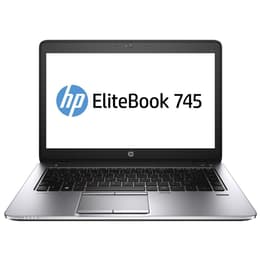 HP EliteBook 745 G2 14-tum (2015) - A10 Pro-7350B - 8GB - SSD 120 GB AZERTY - Fransk