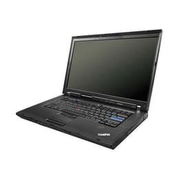 Lenovo ThinkPad R500 15-tum (2008) - Core 2 Duo P8400 - 4GB - SSD 120 GB QWERTZ - Tysk