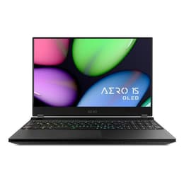 Gigabyte Aero 15 OLED 15-tum (2019) - Core i7 - Gen 9 (H) - 16GB - SSD 512 GB AZERTY - Fransk