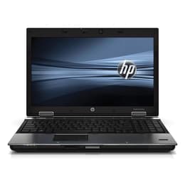 HP EliteBook 8540P 15-tum (2010) - Core i5-520M - 4GB - SSD 256 GB AZERTY - Fransk