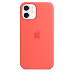 Apple Silikon Skal iPhone 12 mini - Magsafe - Silikon Rosa