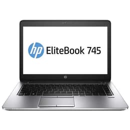 HP EliteBook 745 G2 14-tum (2016) - A8 PRO-7150B - 8GB - SSD 256 GB AZERTY - Fransk
