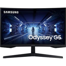 27-tum Samsung Odyssey G5 C27G53TQWU LCD Monitor Svart