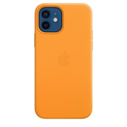 Apple Skal iPhone 12 / iPhone 12 Pro - Magsafe - Läder Gul