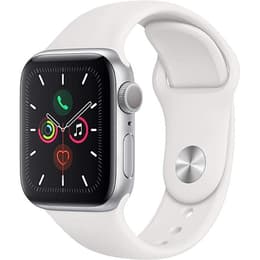 Apple Watch (Series 5) 2019 GPS + Mobilnät 40 - Aluminium Silver - Modern buckle Vit