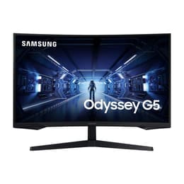 27-tum Samsung Odyssey G5 C27G55TQWR 2560 x 1440 LCD Monitor Svart