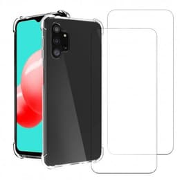 Skal Galaxy A32 5G och 2 st skärmskydd - TPU - Genomskinlig