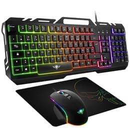 Spirit Of Gamer Keyboard AZERTY Fransk Bakgrundsbelyst tangentbord PRO-MK5