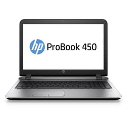 HP ProBook 450 G3 15-tum (2015) - Core i7-6500U - 8GB - SSD 240 GB AZERTY - Fransk