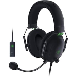 Razer BlackShark V2 X noise Cancelling gaming kabelansluten Hörlurar med microphone - Svart/Grön