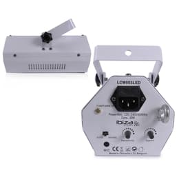 Lytor PACK DE 5 JEUX DE LUMIÈRES 2 PAR-MINI Ibiza + OVNI UFO 48 LEDS + 1 DERBY RGBW + 1 GOBO FLOWER Belysning