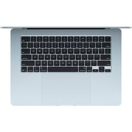 MacBook Air 15" (2025) - Apple M4 med 10-kärnig CPU och 10-kärnig grafikprocessor - 16GB RAM - SSD 256GB - Standardskärm - QWERTY - Engelsk