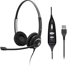 Sennheiser SC260 kabelansluten Hörlurar med microphone - Svart