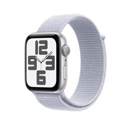 Apple Watch Series SE 2 (2022) GPS 44 mm - Aluminium Silver - Sport loop Blå