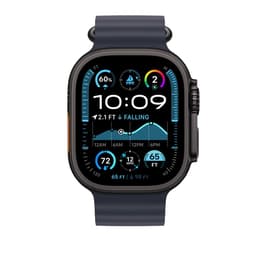 Apple Watch Ultra 2 (2024) GPS + Mobilnät 49 mm - Titan Svart - Havsband Blå