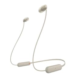 Sony WI-C100 Earbud Noise Cancelling Bluetooth Hörlurar - Beige