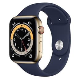 Apple Watch Series 6 (2020) GPS + Mobilnät 40 mm - Rostfritt stål Guld