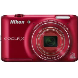 Nikon Coolpix S6400 Kompakt 16 - Röd