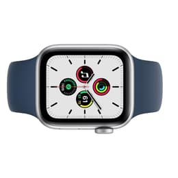 Apple Watch (Series 5) 2019 GPS 44 - Aluminium Silver - Sport loop Blå