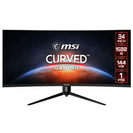 34-tum MSI Optix MAG342CQR 3440 x 1440 LED Monitor Svart
