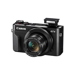 DSLR - Canon PowerShot G7X Mark II - Svart + Canon zoom lens 4.2x 8,8-36,8mm f/1.8-2.8