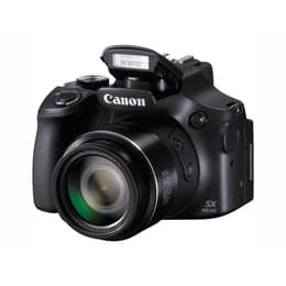 Kompakt PowerShot SX60 HS - Svart + Canon Zoom Lens 60x IS 21–1365mm f/3.4–6.5 f/3.4–6.5