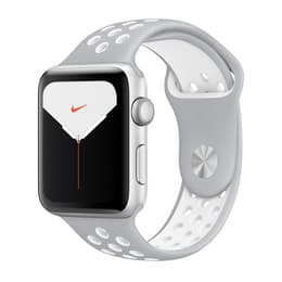 Apple Watch (Series 5) 2019 GPS 40 - Aluminium Silver - Nike Sport band