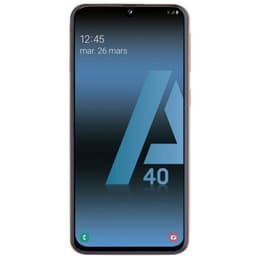 Galaxy A40 64GB - Korall - Olåst - Dual-SIM