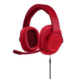 Logitech G433 noise Cancelling gaming wireless Hörlurar med microphone - Röd