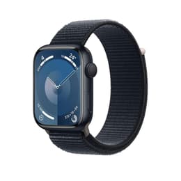 Apple Watch Series 7 (2021) GPS 45 mm - Aluminium Midnight - Sport loop Svart