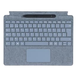 Microsoft Keyboard AZERTY Belgisk Wireless Bakgrundsbelyst tangentbord Surface Pro X / 8 / 9 Signature Keyboard + Slim Pen
