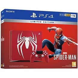 PlayStation 4 Slim 1000GB - Röd - Begränsad upplaga Marvel’s Spider-Man + Marvel’s Spider-Man