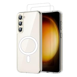 Skal Galaxy S23 och 2 st skärmskydd - TPU - Genomskinlig