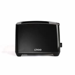 Brödrost Livoo DOD162N 2 slitsar - Svart
