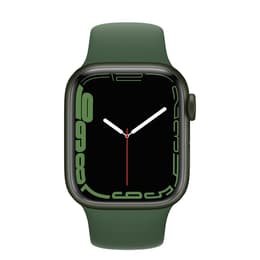 Apple Watch Series 7 (2021) GPS + Mobilnät 45 mm - Aluminium Grön - Sportband Grön