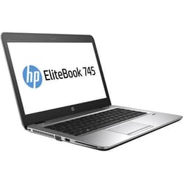 HP EliteBook 745 G4 14-tum PRO A10-8730B - SSD 128 GB - 8GB QWERTY - Engelsk