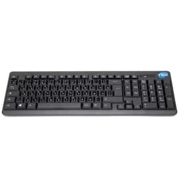Simpletek Keyboard QWERTY Rysk Wireless Mouse + Keyboard with Stickers 1000 DPI 2.4G Nano reciever